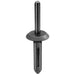 Auveco No 17101 Nylon Rivet 1/4 Hole Diameter 5/16-15/32 Grip Black, Quantity 25