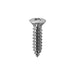 Auveco No 1717 Phillips Oval Head Tapping Screw 8 Head 10 X 3/4 Chrome, Quantity 100