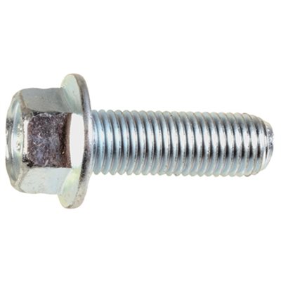 Auveco No 17190 Jis Hex Flange Bolt M10-125 X 30mm Zinc, Quantity 10