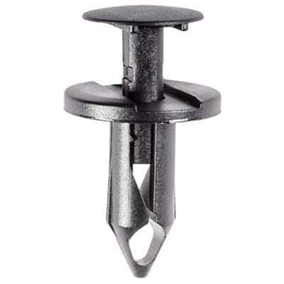 Auveco No. 17216 Push-Type Retainer 20mm Head Diameter 20mm Length, Quantity - 25