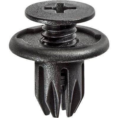 Auveco No. 17267 Acura Push-Type Retainer 20mm Head Diameter 15mm Length, Quantity - 15