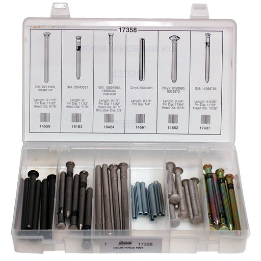 Auveco No 17358 Door Hinge Pin Kit, Quantity 1 KIT