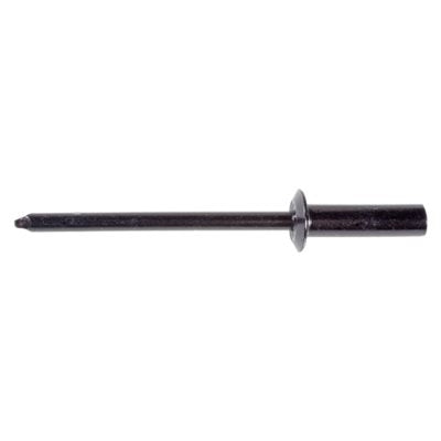 Auveco No 17408 Closed End Rivet 1/8 Diameter 13/64 -9/32 Grip Aluminum Black, Quantity 50