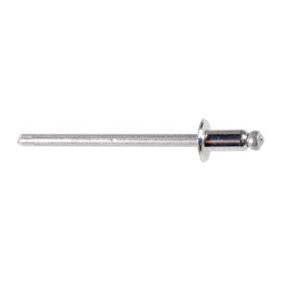 Auveco No 17469 Specialty Rivet 1/8 Diameter 1/32-1/8 Grip Stainless, Quantity 100