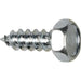 Auveco No 1781 14 X 3/4 Indented Hex Head Tapping Screw 3/8 Hex Size Zinc, Quantity 100