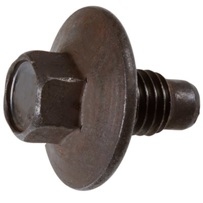 Auveco No 18023 Oil Drain Plug W/Gasket M12-175 Thread Black, Quantity 2