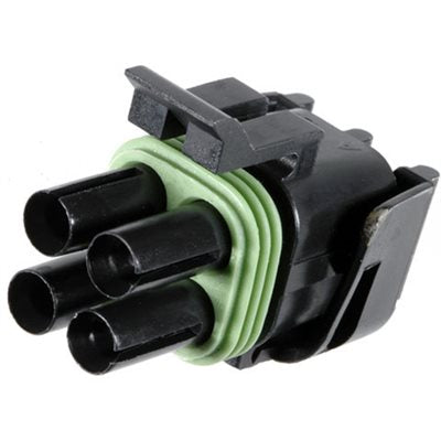 Auveco No. 18147 Weatherpack Term.Shell 4 Way Square Male, Quantity - 5