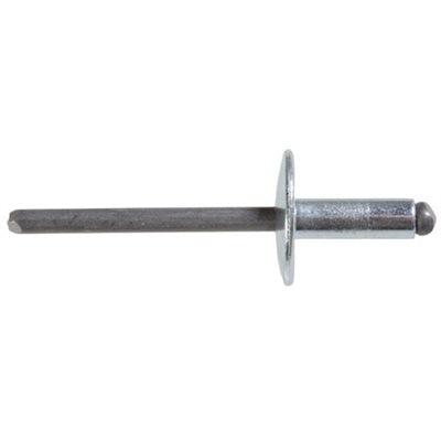 Auveco No 18168 GM Rivet 3/16 Diameter 1/4-3/8 Grip All Steel, Quantity 50