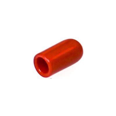 Auveco No 18203 Vinyl Vacuum Cap Red For 1/4 Diameter Tube, Quantity 50