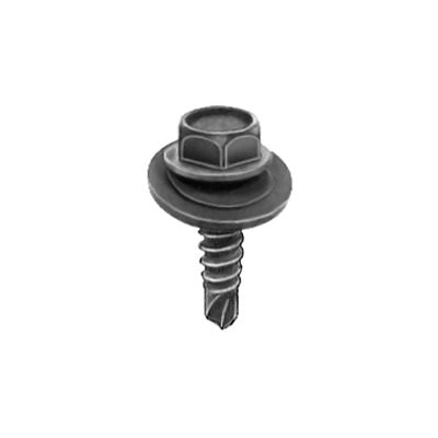 Auveco No. 18261 Hex Washer Head Teks SEMS Screw M4.2 X 16mm, Quantity - 50