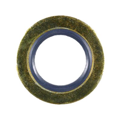 Auveco No 18299 Ford Oil Drain Plug Gasket 14mm Inside Diameter Zinc &Yellow, Quantity 10