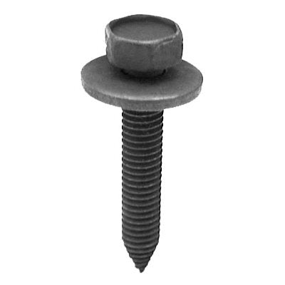 Auveco No. 18416 Hex Head SEMS Body Bolt 10mm Hex M6-1.0 X 35mm, Quantity - 50