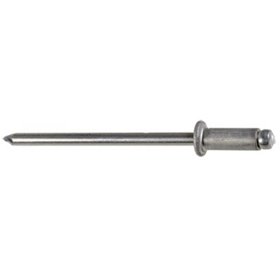 Auveco No 18499 Specialty Rivet 1/8 Diameter 1/8-3/16 Grip Aluminum, Quantity 100