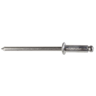 Auveco No 18500 Specialty Rivet 1/8 Diameter 3/16-1/4 Grip Aluminum, Quantity 100