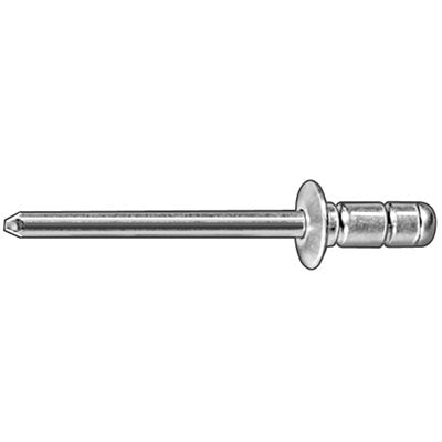 Auveco No 18744 Multi-Grip Rivet 3/16 Diameter 1/16-1/4 Grip, Quantity 50