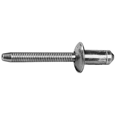 Auveco No 18810 Specialty Rivet 1/4 Diameter 7/64-3/16 Grip, Quantity 25