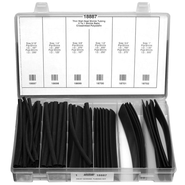 Auveco No. 18887 Heat Shrink Tubing Kit, Quantity - 1 KIT