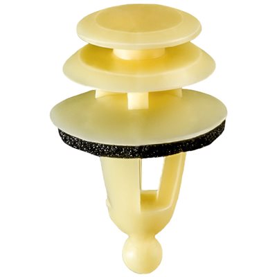 Auveco No. 18930 GM Trim Panel Retainer Yellow Nylon, Quantity - 25