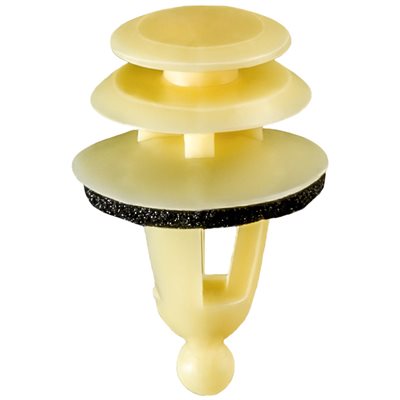 Auveco No 18930 GM Trim Panel Retainer Yellow Nylon, Quantity 25