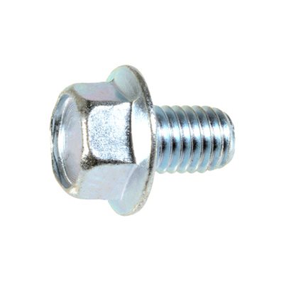 Auveco No 18980 Jis Hex Flange Bolt M8-125 X 12mm Zinc, Quantity 25