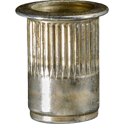 Auveco No. 19220 GM Insert Nut M6-1.0 .7mm-4.2mm Grip Zinc & Yellow, Quantity - 25
