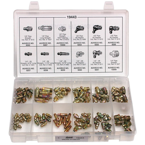Auveco No. 19443 U.S. Grease Fitting Kit, Quantity - 1 KIT