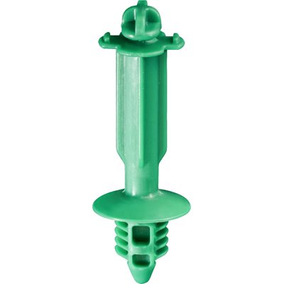 Auveco No 19524 Ford Door Trim Panel Retainer Green Nylon, Quantity 25