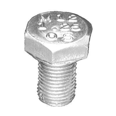 Auveco No. 19618 Oil Drain Plug W/Gasket Single Oversize M12-1.25, Quantity - 5