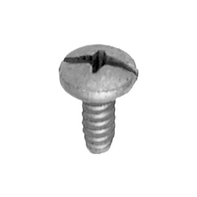 Auveco No. 19777 Duo-Drive Truss Head License Plate Screw 14mm Head Diameter, Quantity - 50