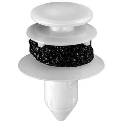 Auveco No. 19804 Chrysler Trim Panel Retainer W/Sealer White, Quantity - 15