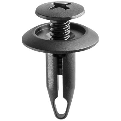 Auveco No. 20191 Ford Push Type Retainer 16mm Head Diameter 18mm Stem Length, Quantity - 25
