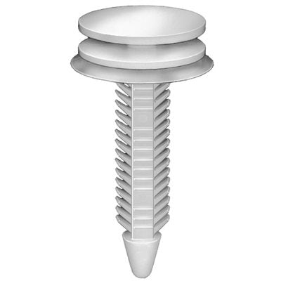 Auveco No. 20338 GM Door Trim Panel Retainer White Nylon, Quantity - 25