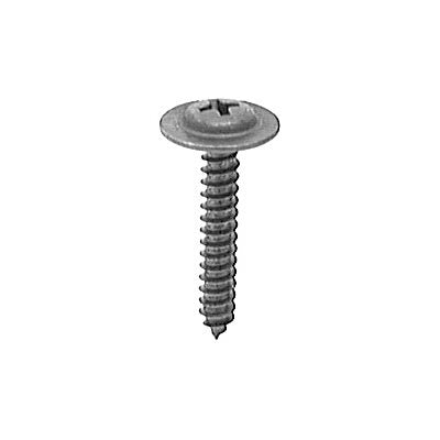 Auveco No 20376 Phillips Round Washer Head Tapping Screw 8 X 1, Quantity 100