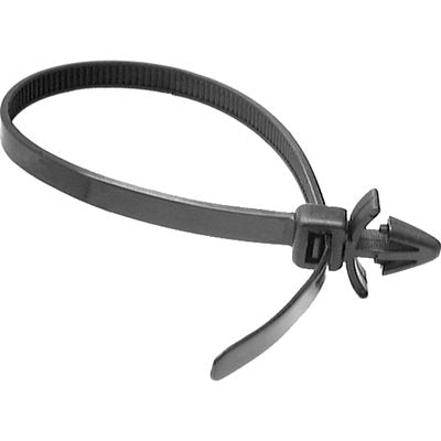 Auveco No 20380 Push Mount Cable Tie For Imports 200mm Length, Quantity 25