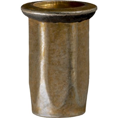Auveco No 20401 Ford Spec Hex Nutsert M6-10 5mm-42mm Grip, Quantity 15