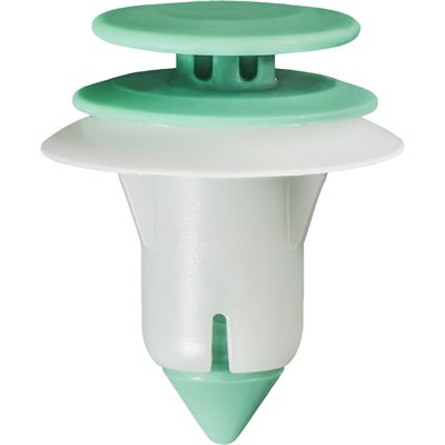 Auveco No. 20428 Chrysler Trim Panel Retainer Green & White Nylon, Quantity - 25