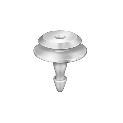 Auveco No. 20672 Nissan Cowl Vent Retainer 13mm Stem Length, Quantity - 25