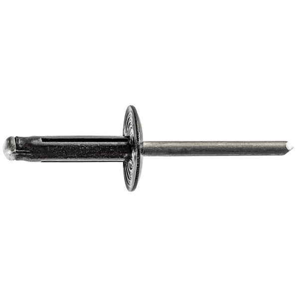 Auveco No. 20741 Specialty Rivet All Aluminum Black - GM, Quantity - 25
