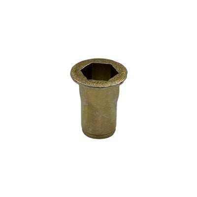 Auveco No. 20742 Specialty Hex Insert - Zinc & Yellow, Quantity - 15