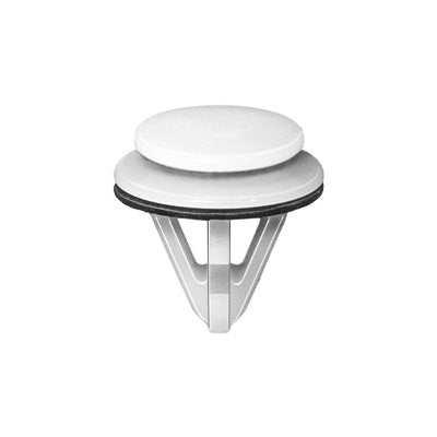 Auveco No. 20744 Molding Clip White Nylon - Suzuki, Quantity - 10