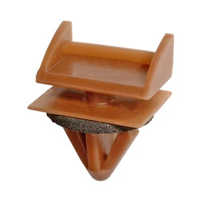 Auveco No. 20825 GM Molding Clip - Brown Nylon, Quantity - 15