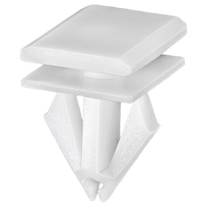 Auveco No. 20870 Chrysler Molding Clip-White Nylon, Quantity - 15