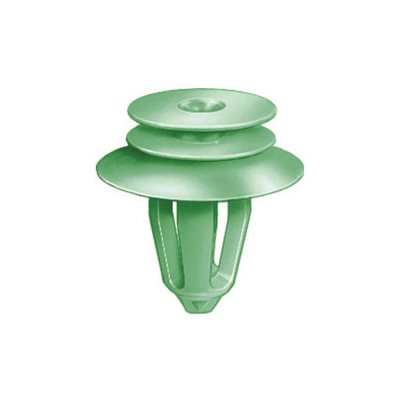 Auveco No. 20879 Mercedes Benz Retainer - Green Nylon, Quantity - 10