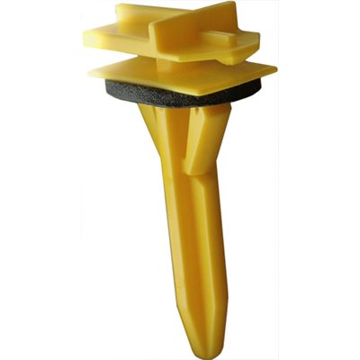Auveco No. 20891 GM Molding Clip - Yellow Nylon, Quantity - 10