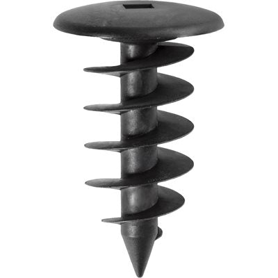 Auveco No. 20970 GM Ford & Chrysler Nylon Screw 22mm Head Outside Diameter 34mm Length, Quantity - 25