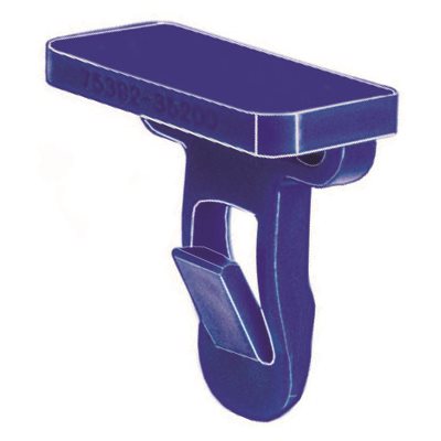 Auveco No. 21016 Toyota Fender & Bumper Clip Blue Nylon, Quantity - 15