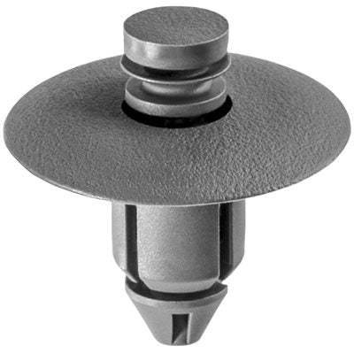 Auveco No. 21021 Chrysler Push-Type Retainer Gray Nylon, Quantity - 25