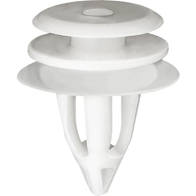 Auveco No. 21138 Mini Cooper Retainer - White Nylon, Quantity - 25
