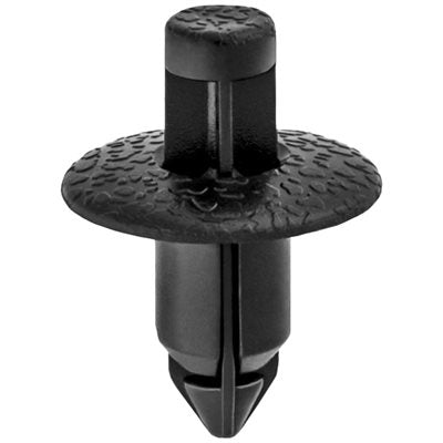Auveco No. 21140 Mitsubishi Push Type Retainer - Black Nylon, Quantity - 25