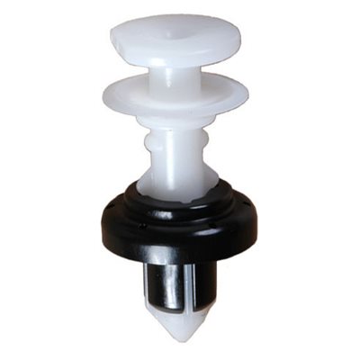 Auveco No. 21141 Honda Push Type Retainer - Black & White Nylon, Quantity - 10